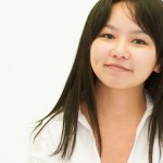 笑顔の女性